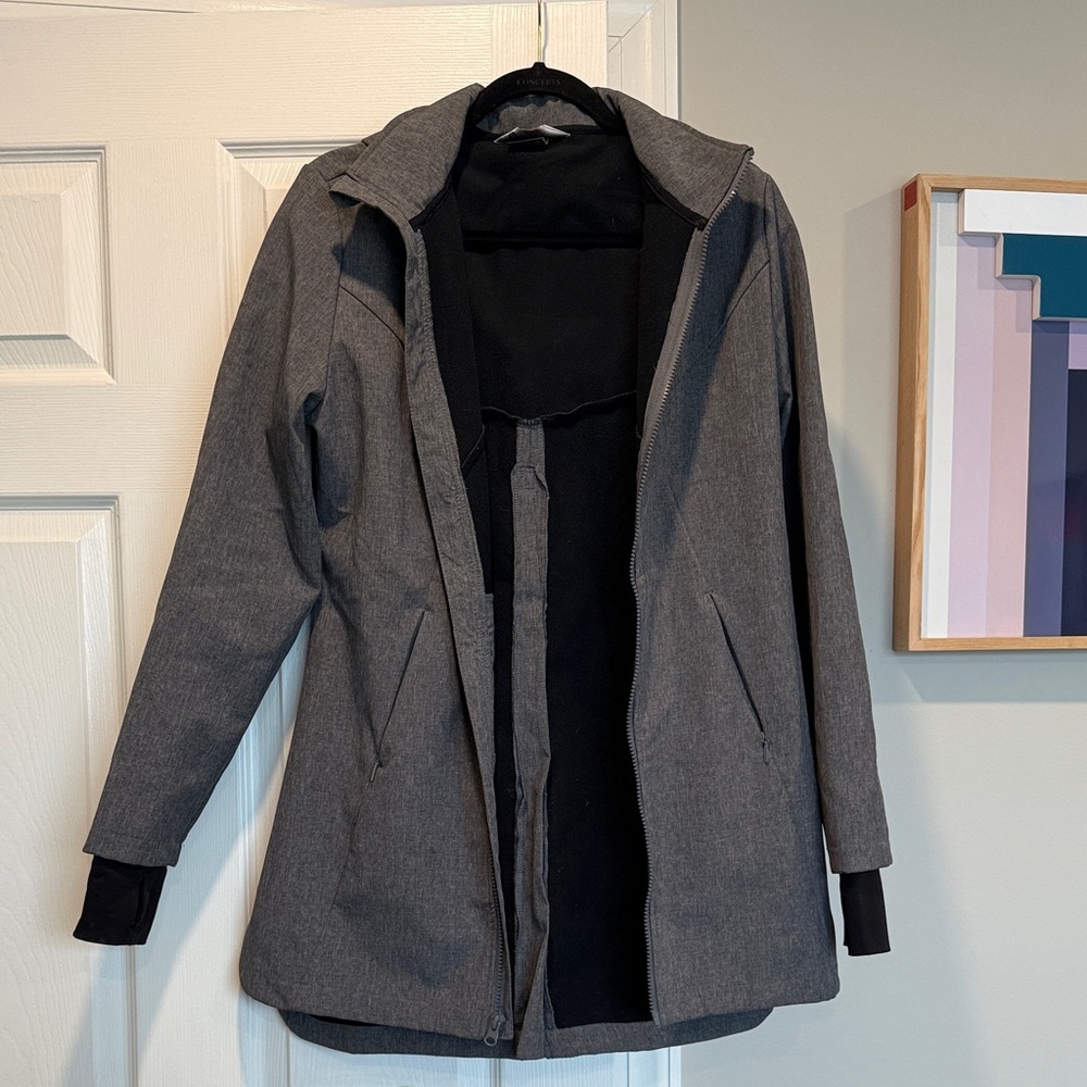 Women's Mondetta Outdoor Project Gray Hooded Jacket Size M